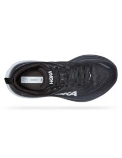 Hoka Bondi 8 Road Running Shoes - Black/White 11 Hoka Bondi 8 Road Running Shoes - Black/White -The Sports Edit Store hoka bondi 8 black white 1127952 BWHT 7