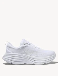 Hoka Bondi 8 - White/White Road Running Shoes