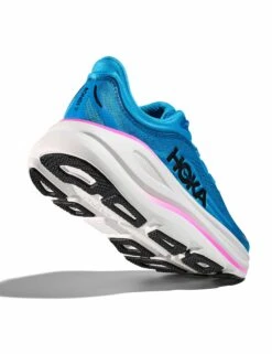 Hoka Bondi 9 - Skyward Blue/Neon Fuchsia -The Sports Edit Store hoka bondi 9 shoes skyward blue fuchsia 1162012 snnf 5