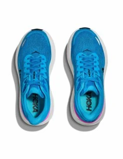 Hoka Bondi 9 - Skyward Blue/Neon Fuchsia -The Sports Edit Store hoka bondi 9 shoes skyward blue fuchsia 1162012 snnf 7