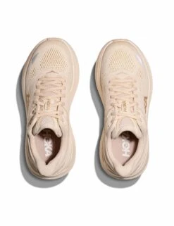 Hoka Bondi 9 - Vanilla/Birch Premium Plush Road Running Shoes -The Sports Edit Store hoka bondi 9 shoes vanilla birch 1162012 vch 2