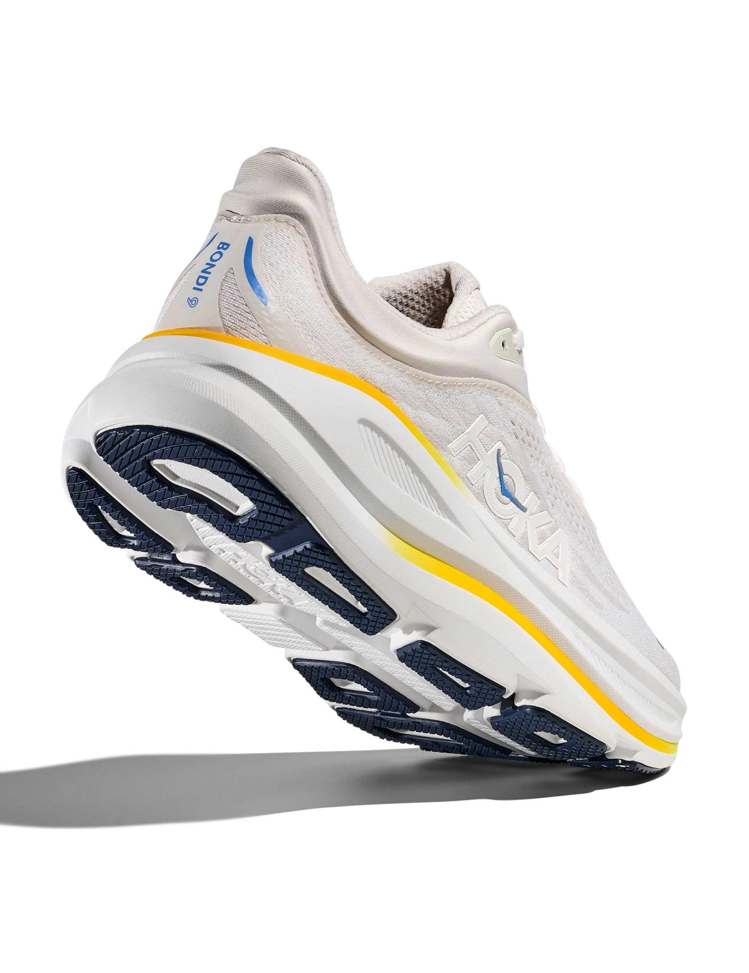 Hoka Bondi 9 - White/Grout 6 Hoka Bondi 9 - White/Grout - Image 4
