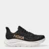 Hoka Clifton 10 - Black/Rose Gold -The Sports Edit Store hoka clifton 10 shoes black rose gold 1162031 brgl 1
