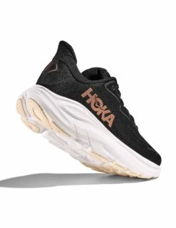 Hoka Clifton 10 - Black/Rose Gold -The Sports Edit Store hoka clifton 10 shoes black rose gold 1162031 brgl 5