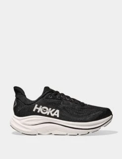 Hoka Clifton 10 Road Running Shoes - Black/White