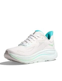 Hoka Clifton 10 - White/Cielo Blue Road Running Shoes -The Sports Edit Store hoka clifton 10 shoes white cielo blue 1162031 wtcl 3