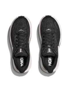 Hoka Clifton 10 Wide - Black/White -The Sports Edit Store hoka clifton 10 wide shoes black white 1162050 bwht 7