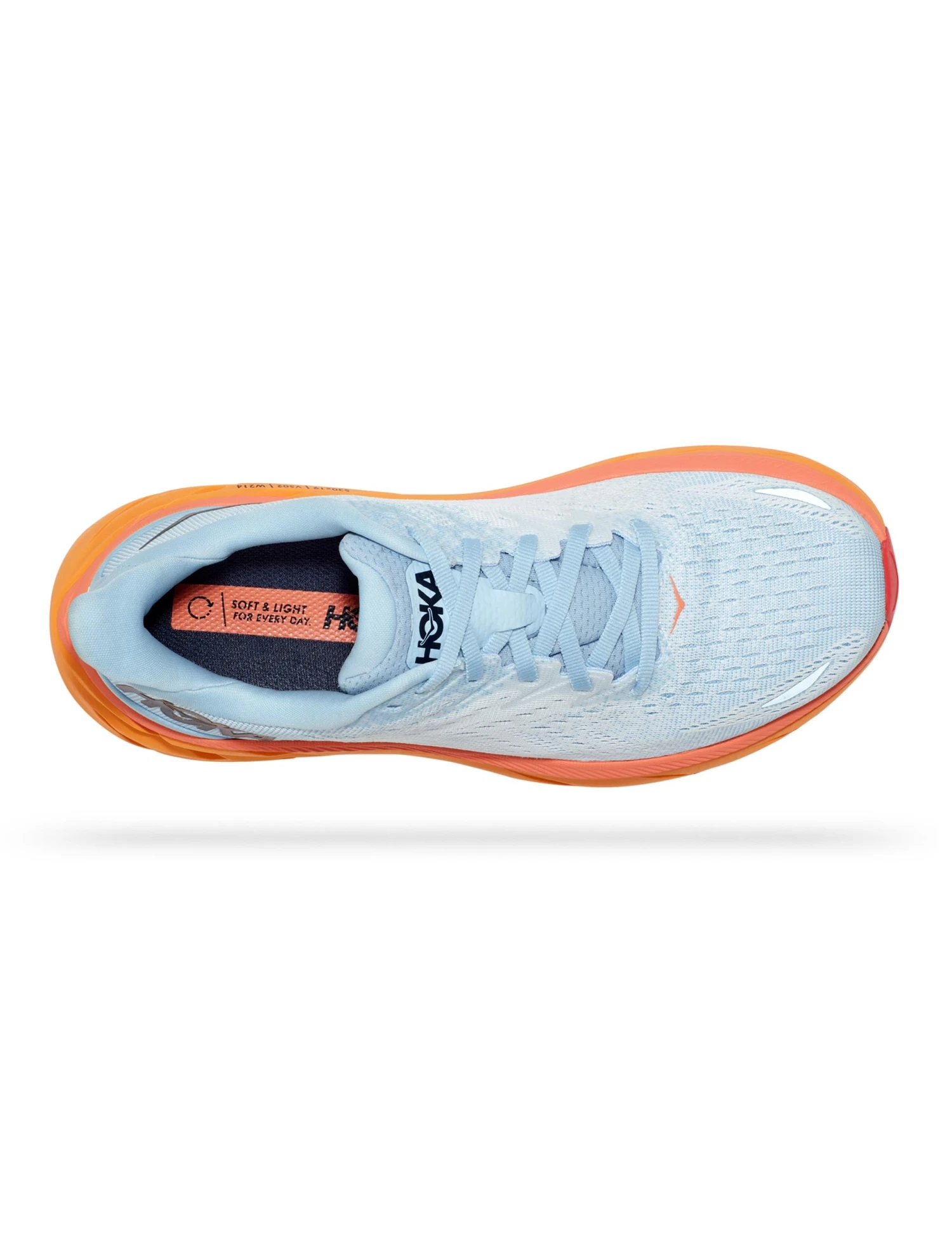 Hoka Clifton 8 Road Running Shoes - Summer Song/Ice Flow 5 Hoka Clifton 8 Road Running Shoes - Summer Song/Ice Flow - Image 3