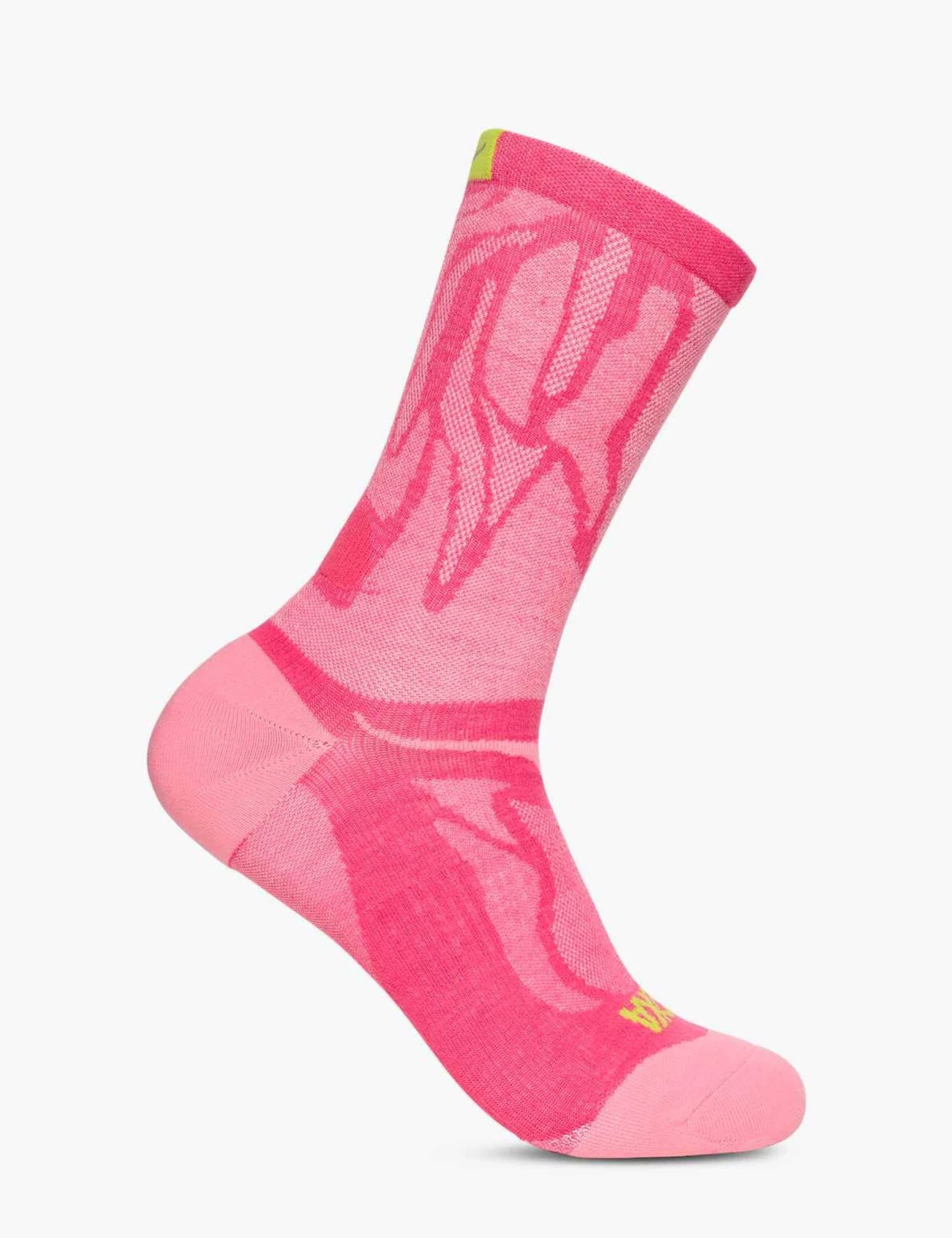 Hoka Clifton Crew Run Sock - Electric Rose 3 Hoka Clifton Crew Run Sock - Electric Rose