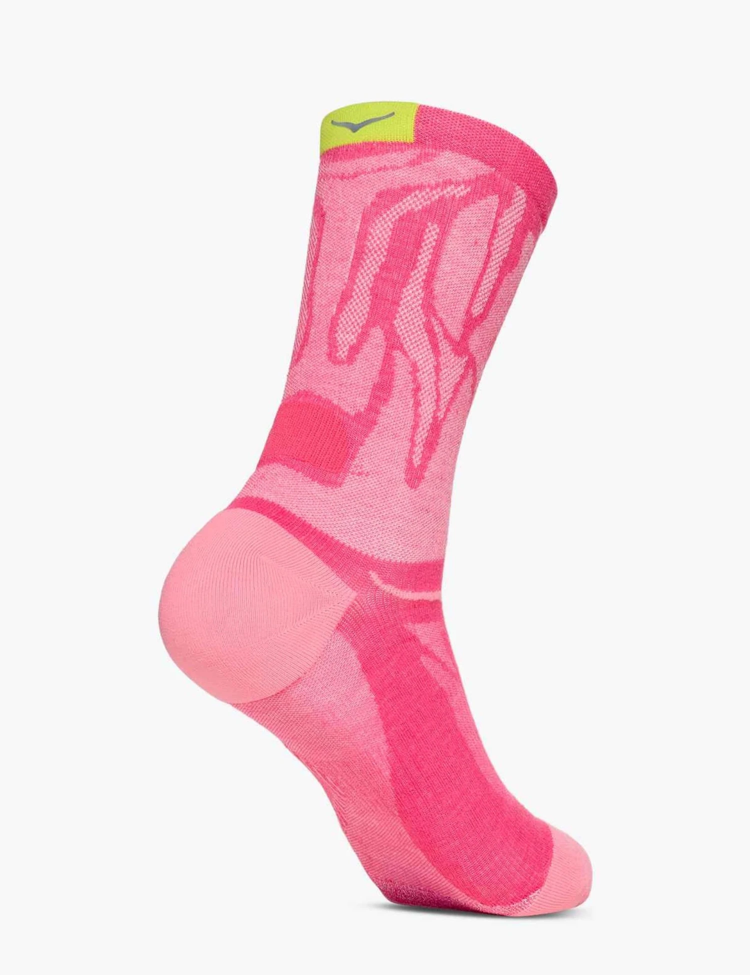 Hoka Clifton Crew Run Sock - Electric Rose 5 Hoka Clifton Crew Run Sock - Electric Rose - Image 3