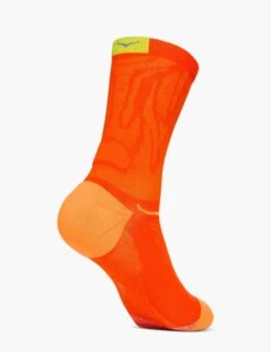 Hoka Clifton Crew Run Sock - Lava -The Sports Edit Store hoka clifton crew run sock lava 1164333 lva 4