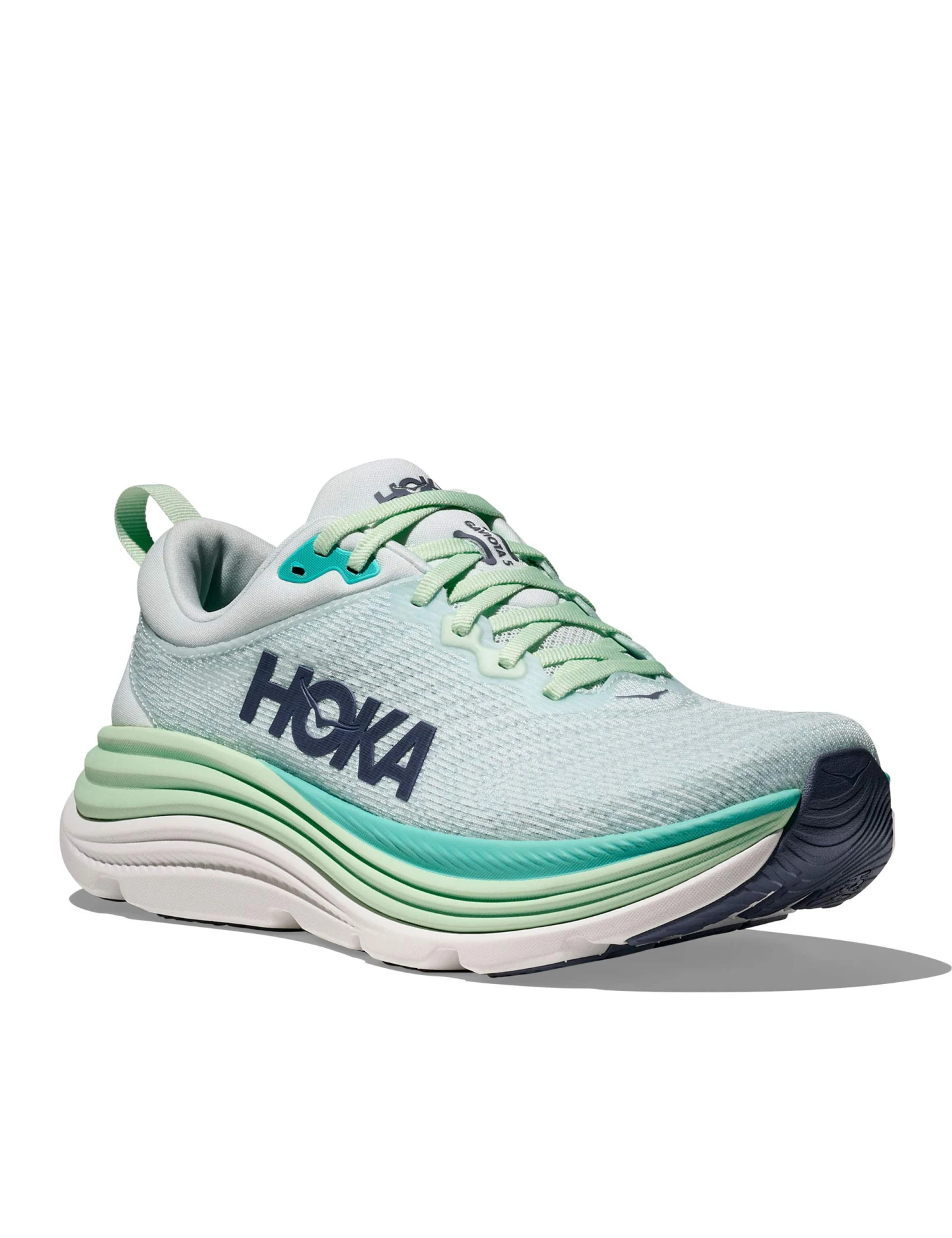 Hoka Gaviota 5 - Snow Melt/Cielo Blue 4 Hoka Gaviota 5 - Snow Melt/Cielo Blue - Image 2