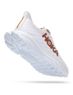 Hoka Mach 5 Road Running Shoes - White/Copper -The Sports Edit Store hoka mach 5 shoes white copper 1127894 WCPP 5