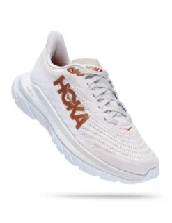 Hoka Mach 5 Road Running Shoes - White/Copper -The Sports Edit Store hoka mach 5 shoes white copper 1127894 WCPP 7