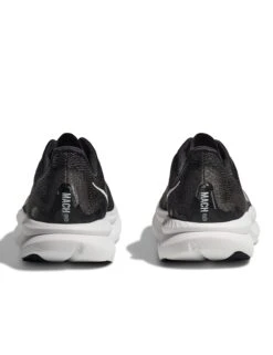 Hoka Mach 6 Road Running Shoes - Black/White -The Sports Edit Store hoka mach 6 shoes black white 1147810 bwht 5