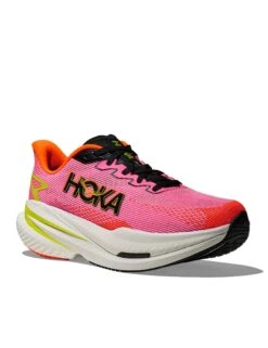 Hoka Mach X 3 - Neon Rose/Neon Tangerine -The Sports Edit Store hoka mach x 3 neon rose neon tangerine 1168721 nnrs 6