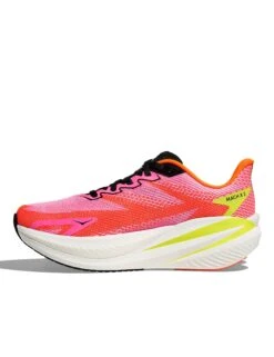 Hoka Mach X 3 - Neon Rose/Neon Tangerine -The Sports Edit Store hoka mach x 3 neon rose neon tangerine 1168721 nnrs 8