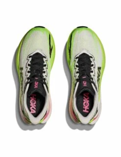 Hoka Mach X 3 - White/Neon Lime -The Sports Edit Store hoka mach x 3 white neon lime 1168721 wnl 2
