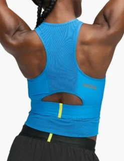 Race Day Bra - Hoka Blue -The Sports Edit Store hoka race day bra hoka blue 1166630 hkb 4