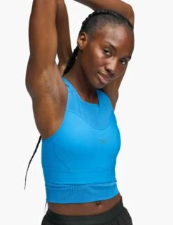 Race Day Bra - Hoka Blue -The Sports Edit Store hoka race day bra hoka blue 1166630 hkb 5