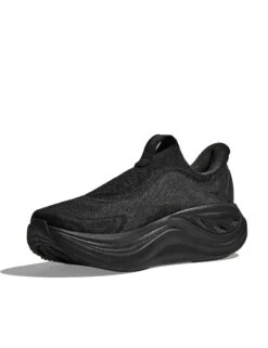 Hoka Skyward Laceless - Black Casual Recovery Trainers -The Sports Edit Store hoka skyward laceless black 1168877 bblc 3