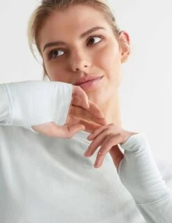 Clare Vintage Washed Slub - Light Blue 16 Clare Vintage Washed Slub - Light Blue -The Sports Edit Store lilybod clare vintage washed slub light blue lt99 c23 lb 7