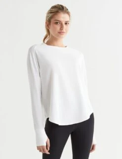 Clare Vintage Washed Slub - White 14 Clare Vintage Washed Slub - White -The Sports Edit Store lilybod clare vintage washed slub white lt99 c23 wt 2