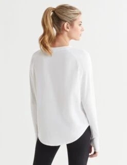 Clare Vintage Washed Slub - White 13 Clare Vintage Washed Slub - White -The Sports Edit Store lilybod clare vintage washed slub white lt99 c23 wt 5