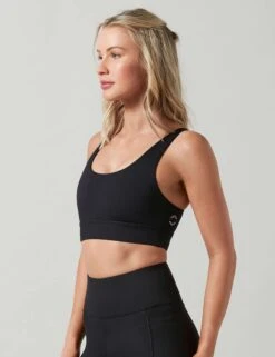 Zoe Bra - Tarmac Black -The Sports Edit Store lilybod zoe bra tarmac black LC71 BL 2