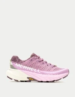 Merrell Agility Peak 5 Trail Running Shoes - Mauve/Fondant