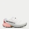 Merrell Agility Peak 5 Trail Running Shoes - White/Soft Coral -The Sports Edit Store merrell agility peak 5 shoes white soft coral j068374 1