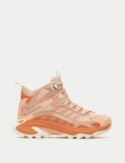 Merrell Moab Speed 2 Mid GORE-TEX Hiking Boots - Peach