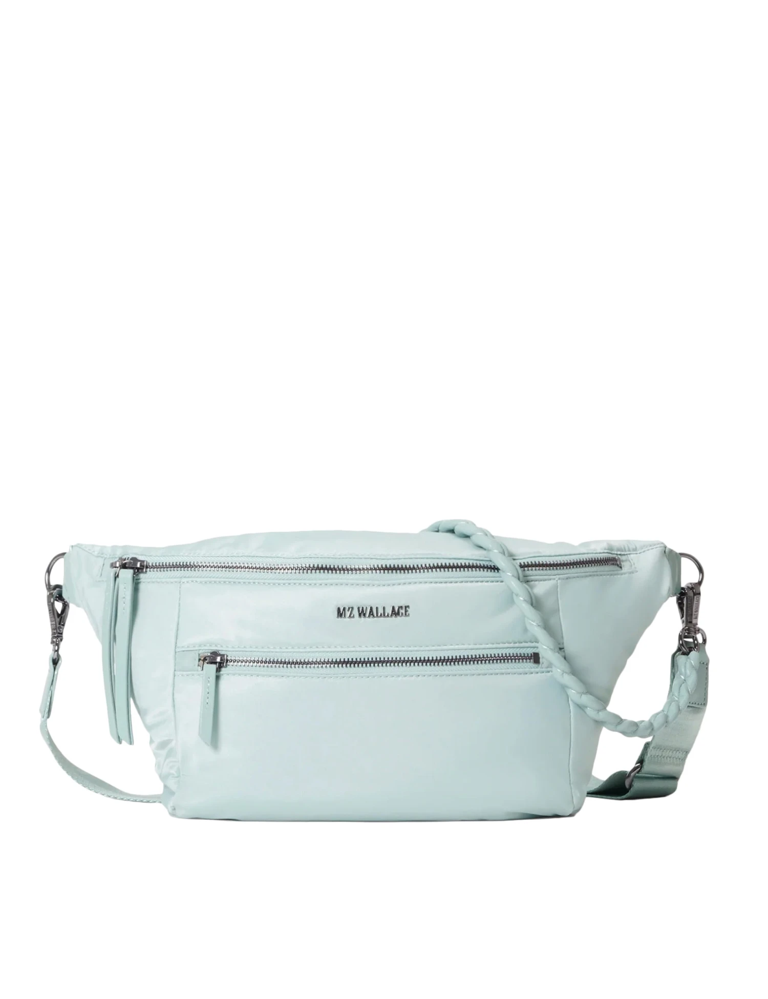 MZ Wallace Bowery Sling - Silver Blue 3 MZ Wallace Bowery Sling - Silver Blue