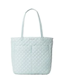 MZ Wallace Large Metro Quatro Tote - Silver Blue