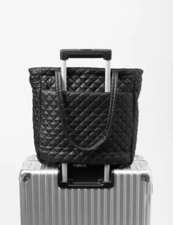 MZ Wallace Large Metro Quatro Tote - Silver Blue -The Sports Edit Store mz wallace large metro quatro tote silver blue 1430X1891 2