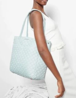 MZ Wallace Large Metro Quatro Tote - Silver Blue -The Sports Edit Store mz wallace large metro quatro tote silver blue 1430X1891 7