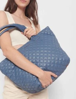 MZ Wallace Medium Metro Tote Deluxe - Denim -The Sports Edit Store mz wallace medium metro tote deluxe denim 1260x1932 4