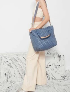 MZ Wallace Medium Metro Tote Deluxe - Denim -The Sports Edit Store mz wallace medium metro tote deluxe denim 1260x1932 6