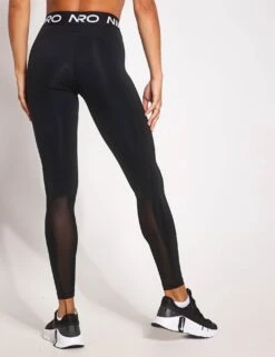 Nike Pro Leggings - Black/White -The Sports Edit Store nike Pro Leggings Black White CZ9779 010BLACK WHITES Black White 0017