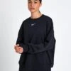 Nike Sportswear Phoenix Fleece Oversized Sweatshirt - Black/Sail -The Sports Edit Store nike Sportswear Phoenix Fleece Oversized Sweatshirt Black Sail FZ4270 010S 0018