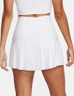 Nike Advantage Dri-FIT Tennis Skirt - White/Black -The Sports Edit Store nike advantage dri fit tennis skirt white black fd6532 100 6