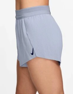 Nike AeroSwift Dri-FIT ADV 3" Running Shorts - Ghost/Blue Void -The Sports Edit Store nike aeroswift dri fit adv 3in running shorts ghost blue fn2328 057 2