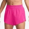 Nike AeroSwift Dri-FIT ADV 3" Running Shorts - Hyper Pink/Black -The Sports Edit Store nike aeroswift dri fit adv 3in running shorts pink black fn2328 645 1