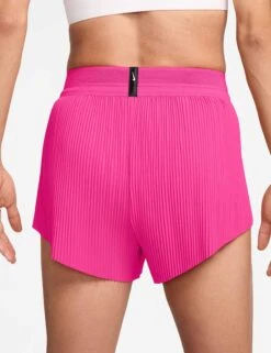 Nike AeroSwift Dri-FIT ADV 3" Running Shorts - Hyper Pink/Black -The Sports Edit Store nike aeroswift dri fit adv 3in running shorts pink black fn2328 645 2