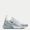 Nike Air Max 270 Shoes - Pure Platinum/Black/Light Smoke Grey -The Sports Edit Store nike air max 270 shoes platinum black grey ah6789 018 1