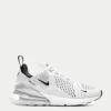 Nike Air Max 270 Shoes - White/Black Lifestyle Trainers -The Sports Edit Store nike air max 270 shoes white black ah6789 100 1