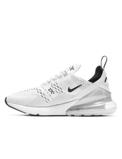Nike Air Max 270 Shoes - White/Black Lifestyle Trainers -The Sports Edit Store nike air max 270 shoes white black ah6789 100 5