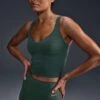 Nike Alate Bra Tank - Vintage Green/White 2 Nike Alate Bra Tank - Vintage Green/White -The Sports Edit Store nike alate bra tank green white fn0543 338 1