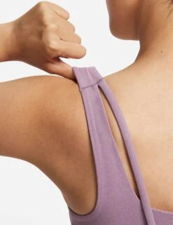 Nike Alate Ellipse Longline Bra - Violet Dust/White -The Sports Edit Store nike alate ellipse longline bra violet white do6619 536 4