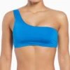 Nike Asymmetrical Bikini Top - Photo Blue -The Sports Edit Store nike asymmetrical bikini top photo blue nesse266 458 1